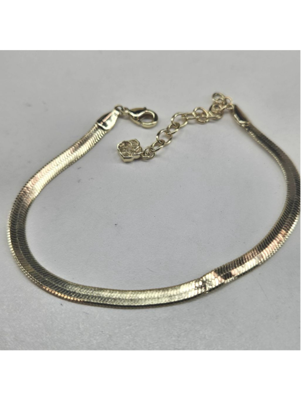 Kendra Scott 14k Gold Plated Herringbone Bracelet Simple Elegant Minimalist